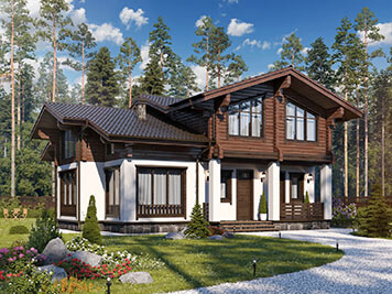 строительство домов из бруса в Москве